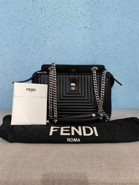 fendi dotcom click shoulder bag khaki|Fendi shirts online.